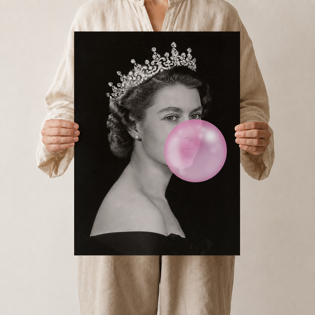 The Royal Bubble — A Pop Art Portrait