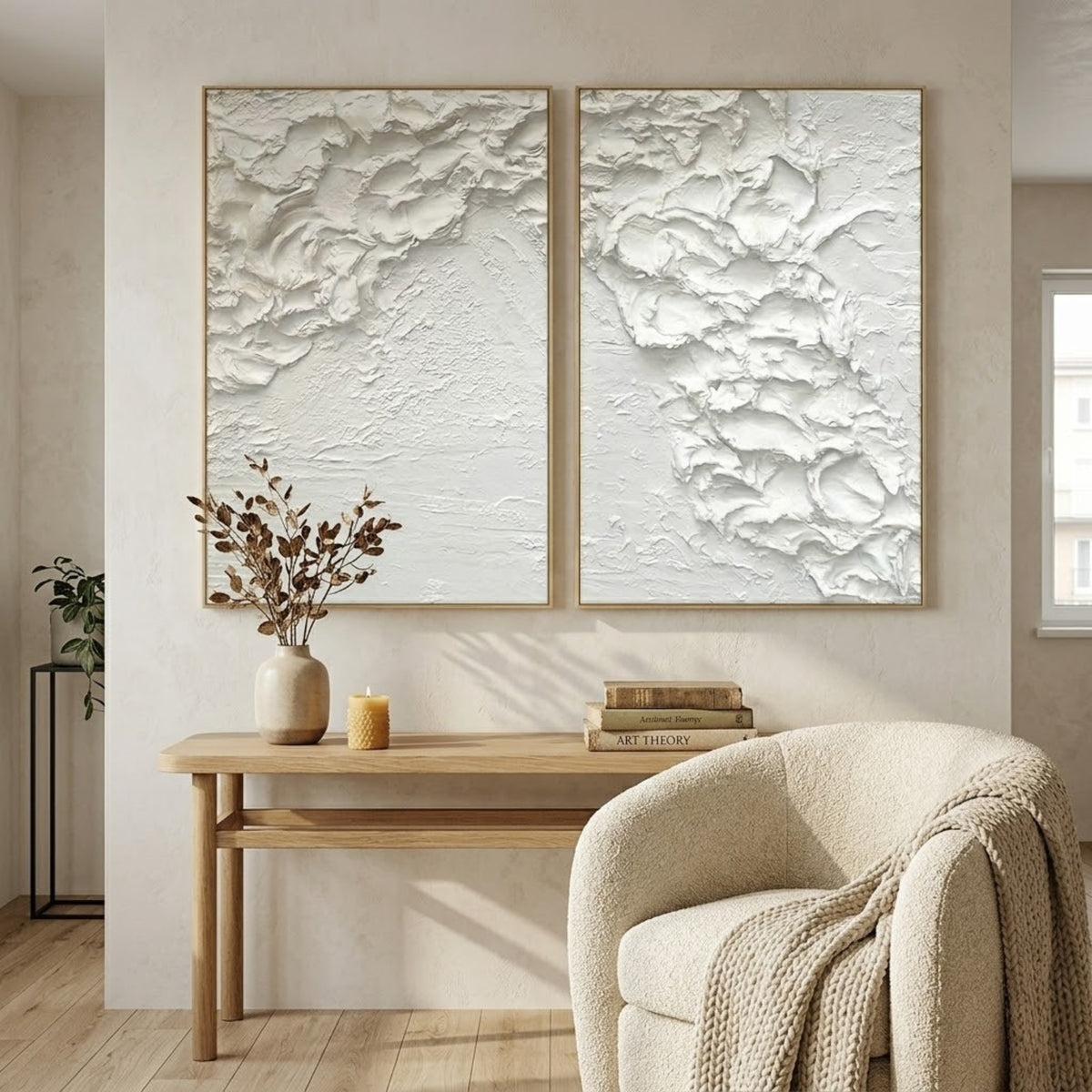 Minimalist Textured Wall Art