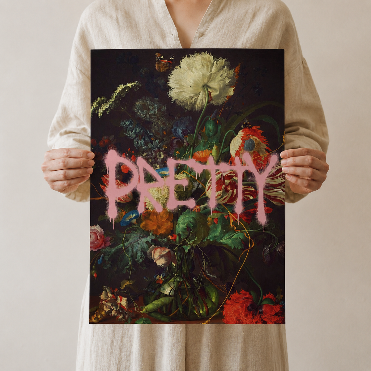 Pretty — A Graffiti Floral Masterpiece