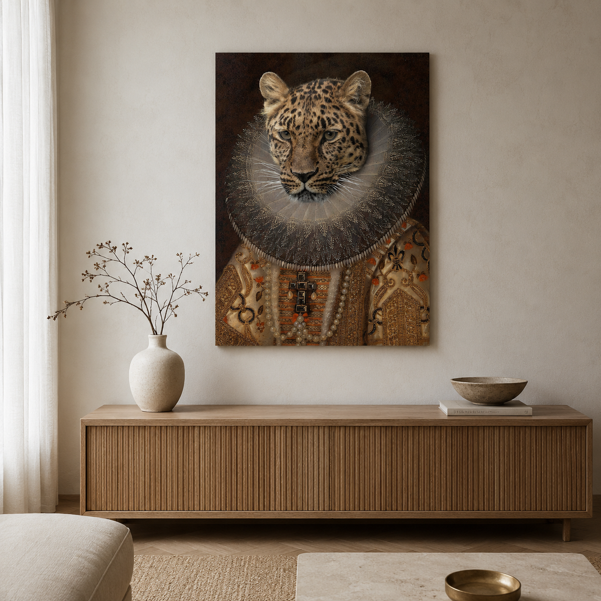 The Noble Leopard — A Renaissance Portrait