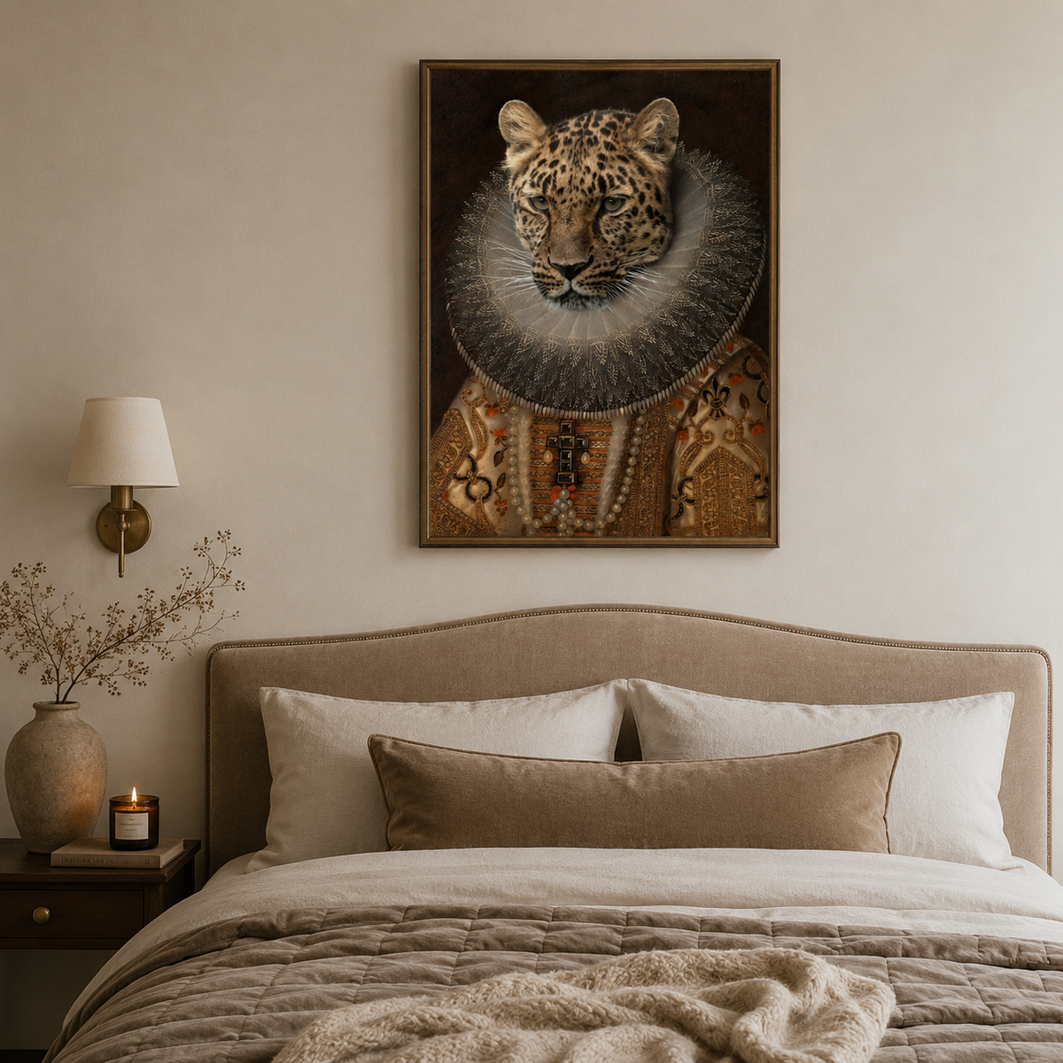 The Noble Leopard — A Renaissance Portrait