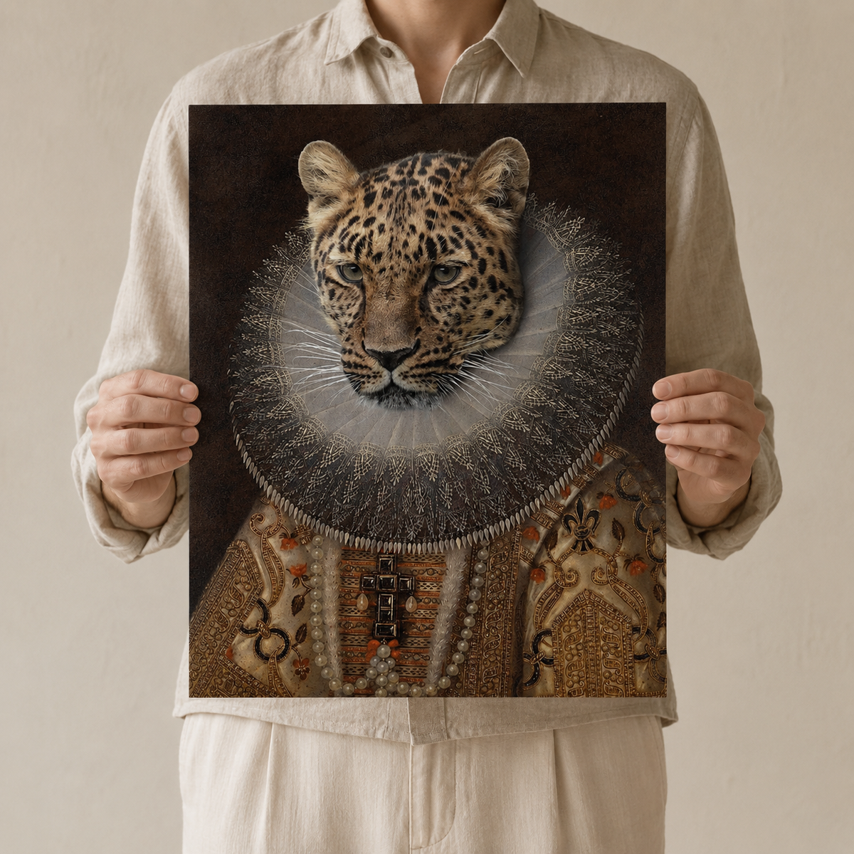 The Noble Leopard — A Renaissance Portrait