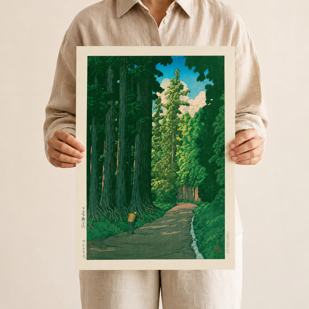 The Road to Nikko — After Kawase Hasui