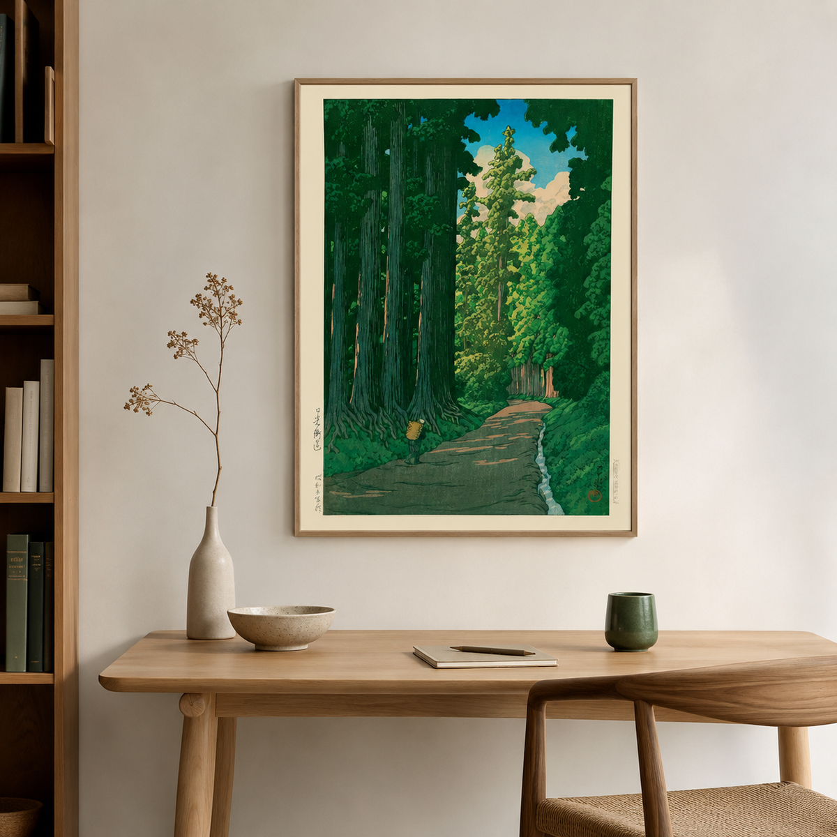 The Road to Nikko — After Kawase Hasui