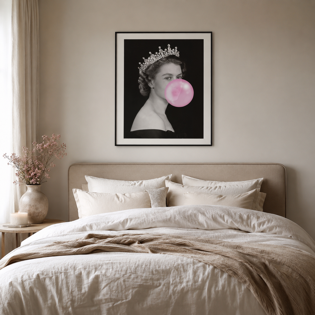 The Royal Bubble — A Pop Art Portrait