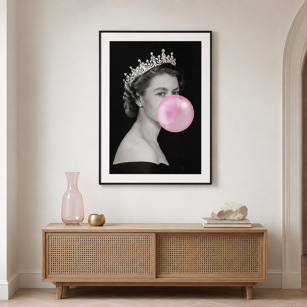 The Royal Bubble — A Pop Art Portrait
