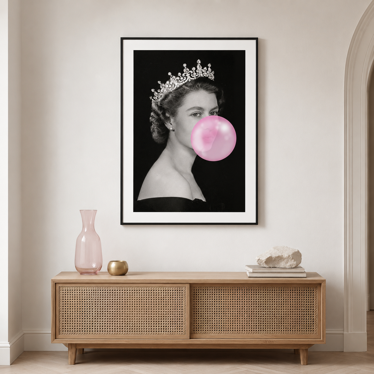 The Royal Bubble — A Pop Art Portrait