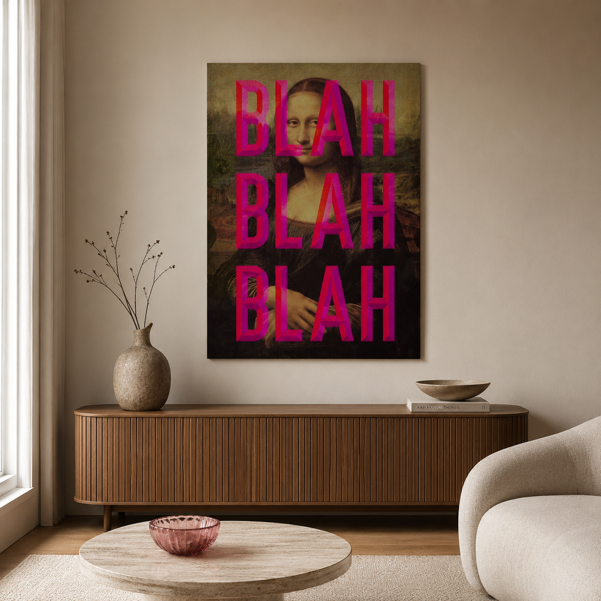 Blah Blah Blah — The Mona Lisa Reimagined