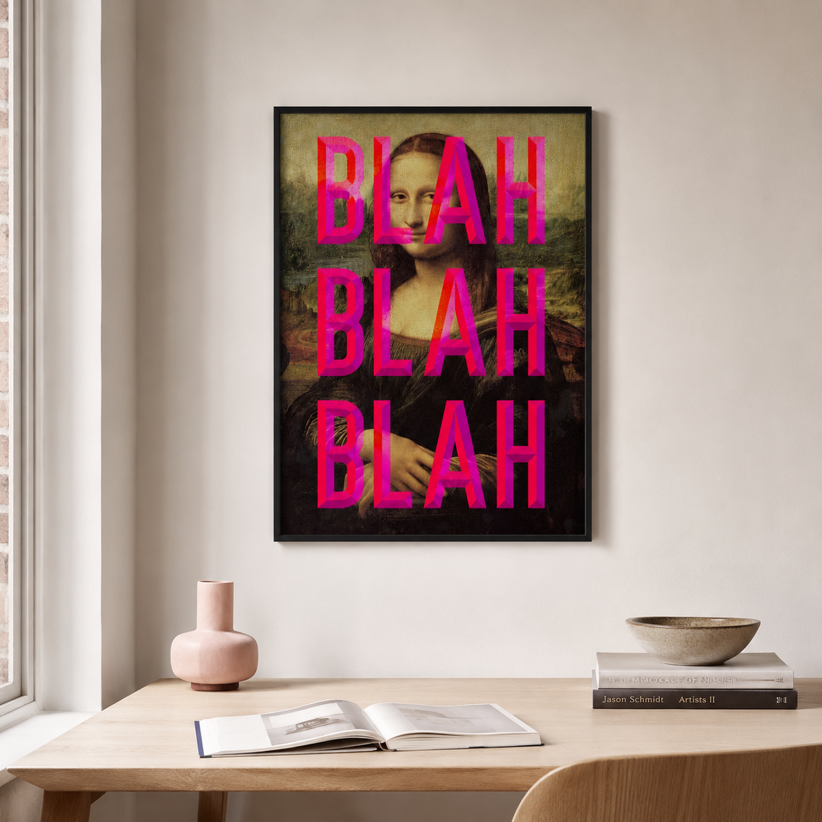 Blah Blah Blah — The Mona Lisa Reimagined