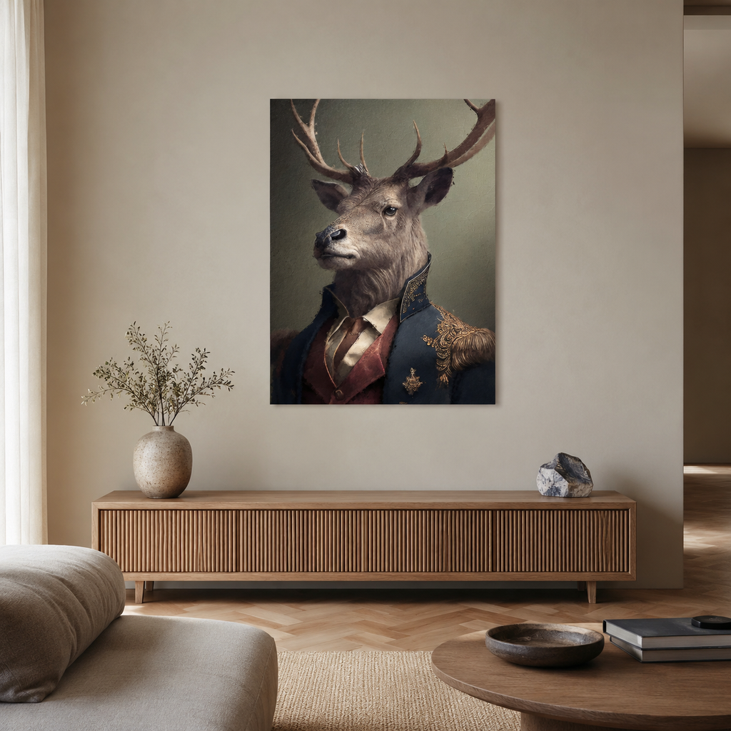 The Colonel Stag — A Military Portrait
