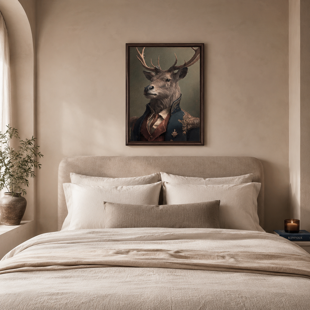 The Colonel Stag — A Military Portrait
