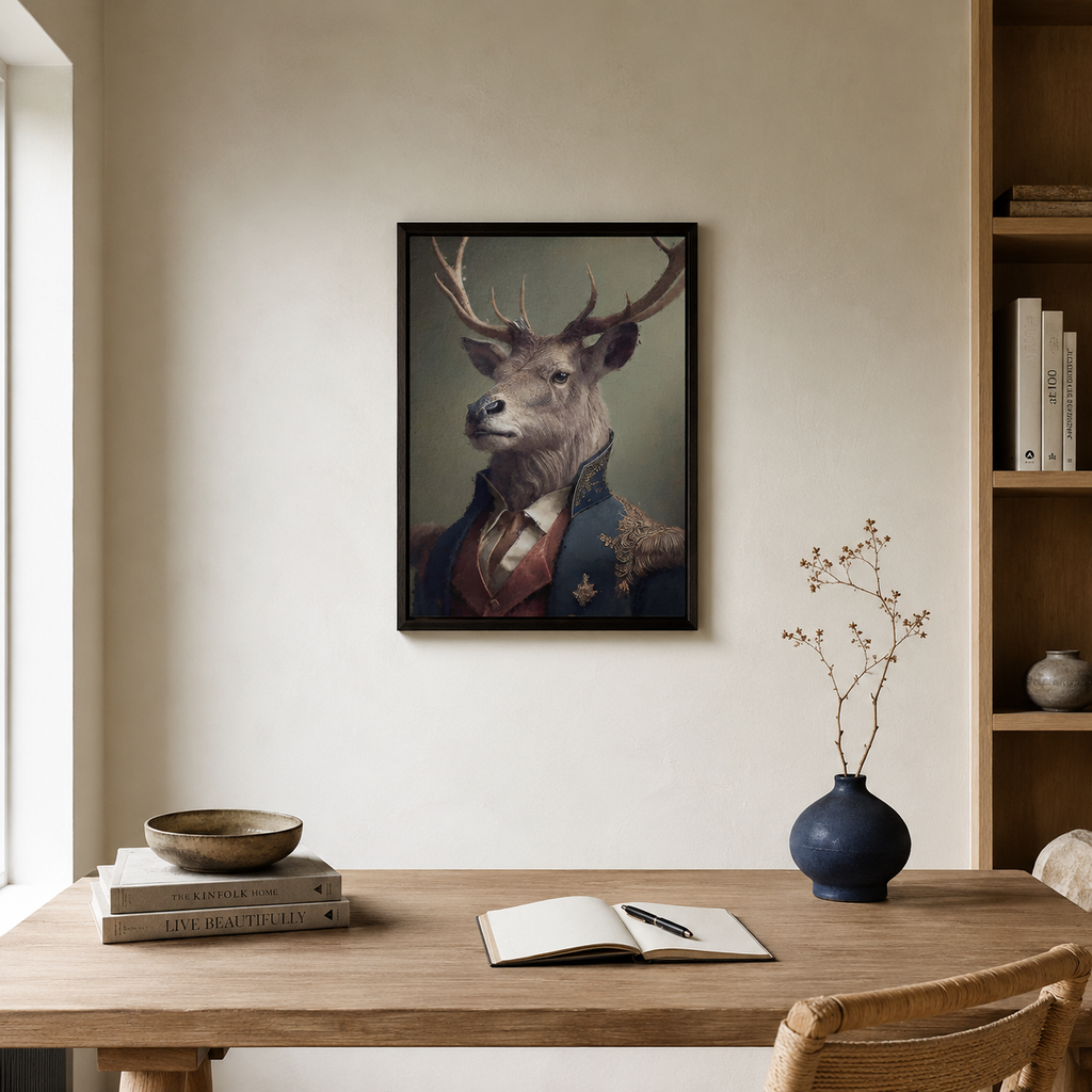 The Colonel Stag — A Military Portrait