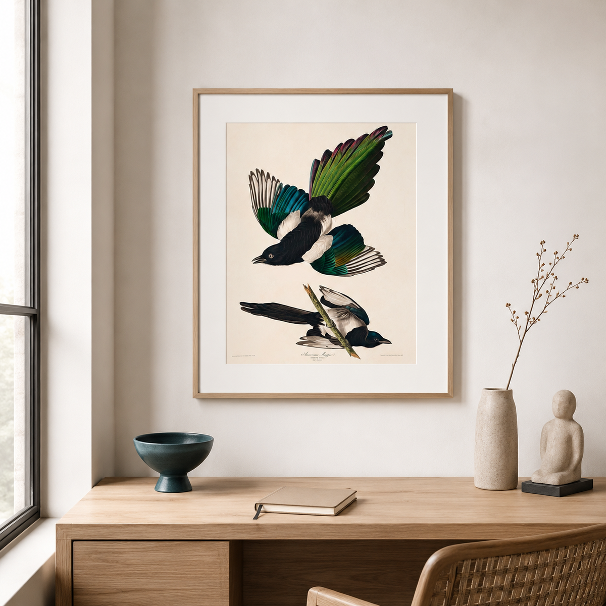 The American Magpie — After Audubon