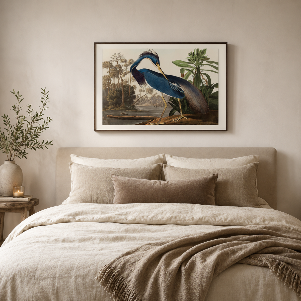 The Louisiana Heron — After Audubon