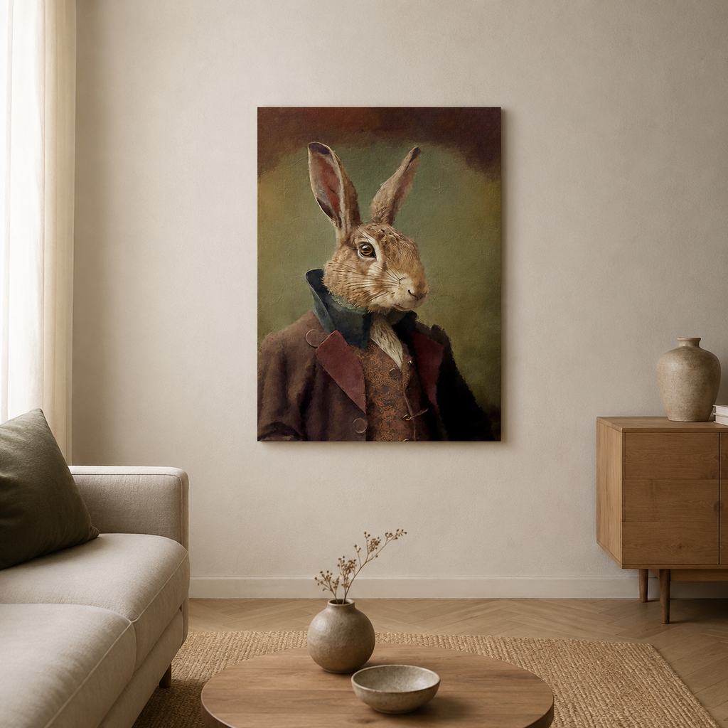 The Country Hare — A Victorian Gentleman Portrait