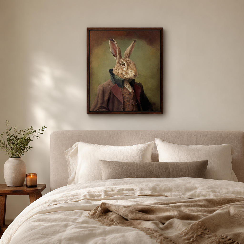 The Country Hare — A Victorian Gentleman Portrait