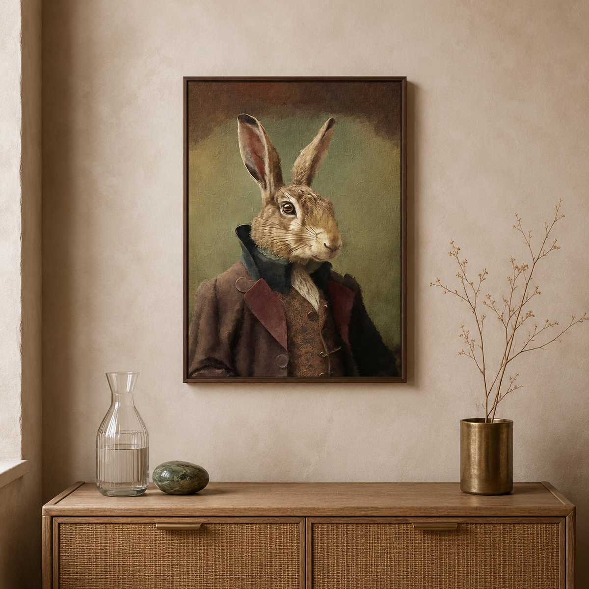 The Country Hare — A Victorian Gentleman Portrait