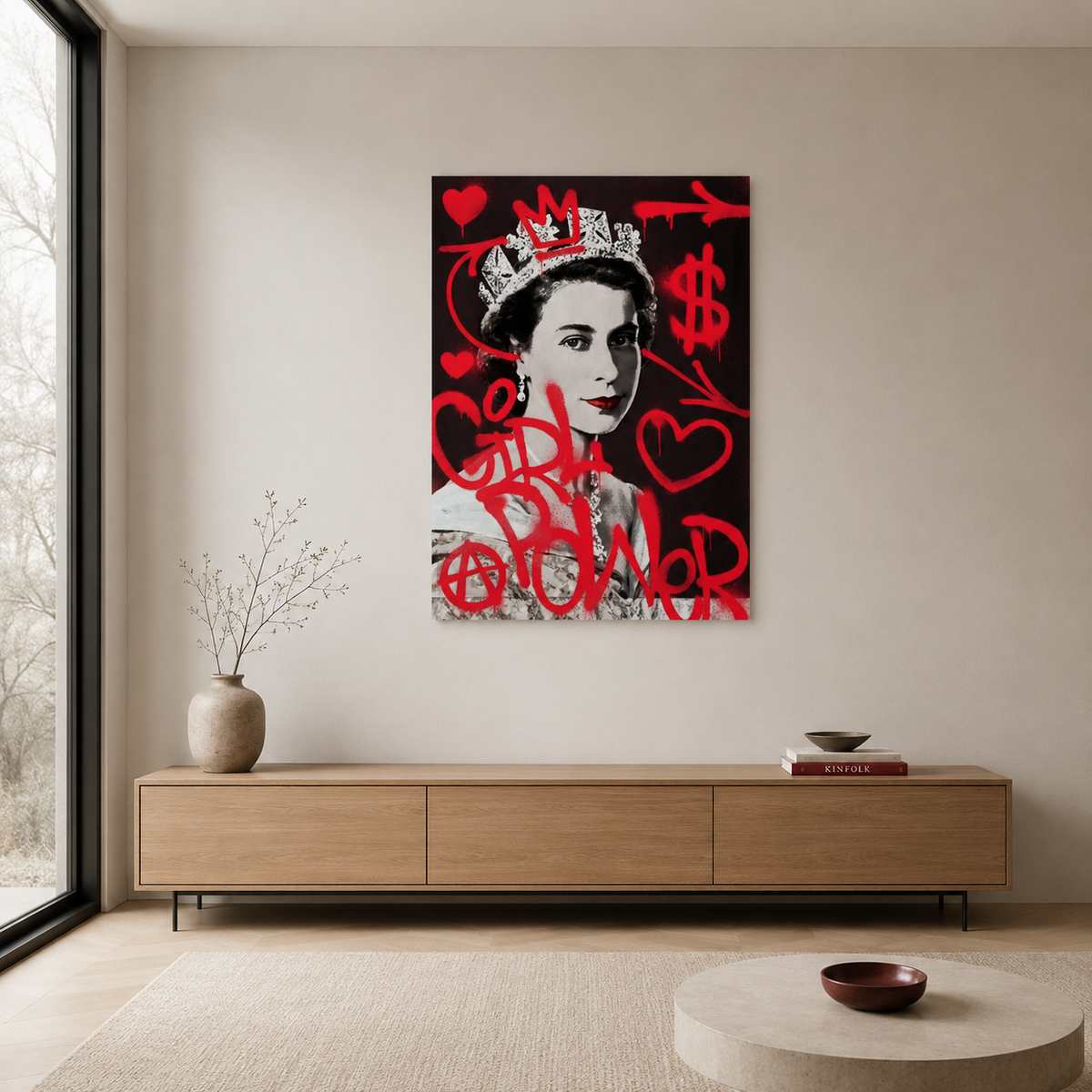 Girl Power, Your Majesty — A Graffiti Royal Portrait