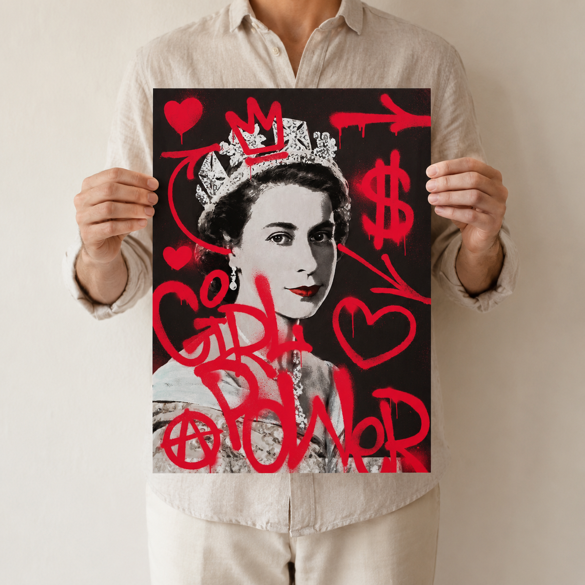 Girl Power, Your Majesty — A Graffiti Royal Portrait