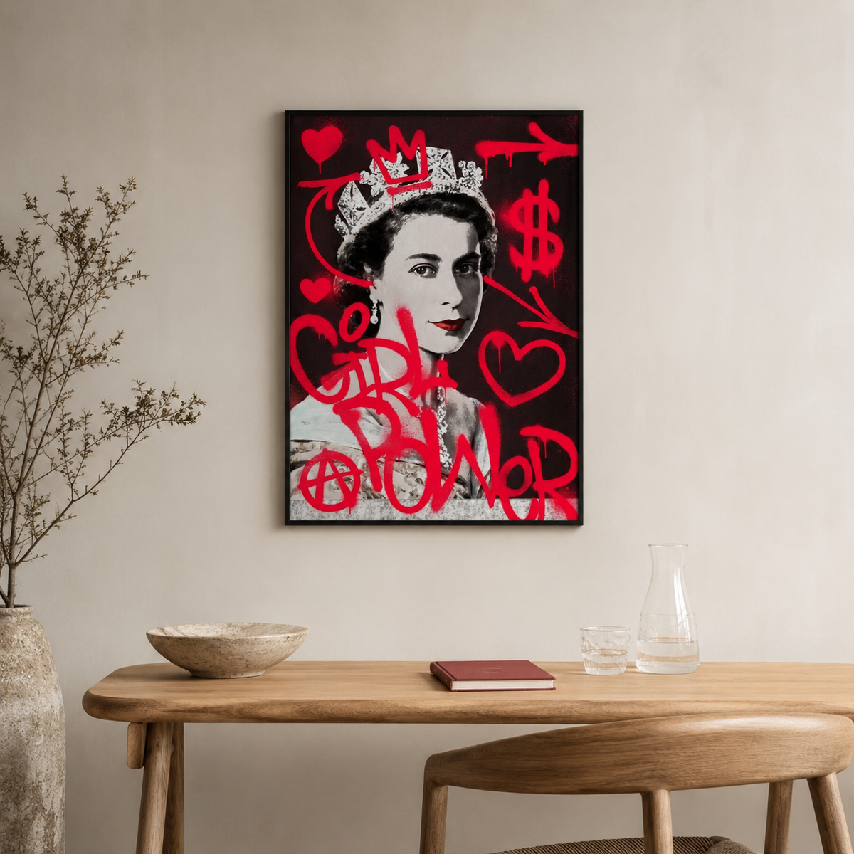Girl Power, Your Majesty — A Graffiti Royal Portrait