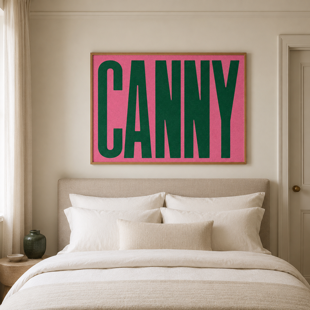 Canny Typography Poster Print
