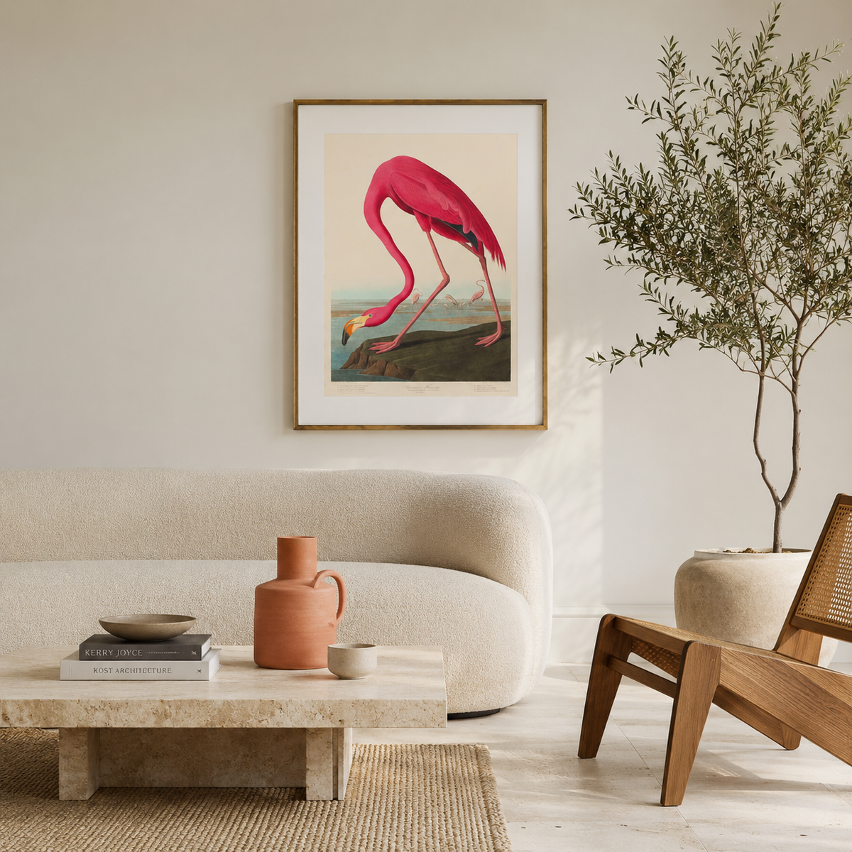 The American Flamingo — After Audubon