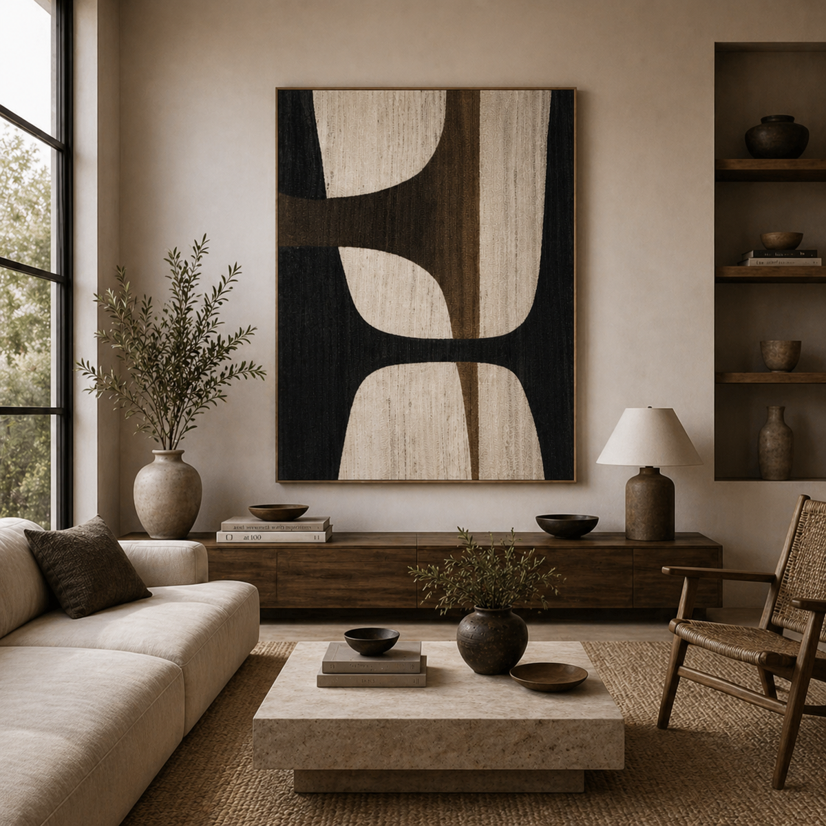 Wabi Sabi Abstract Wall Art