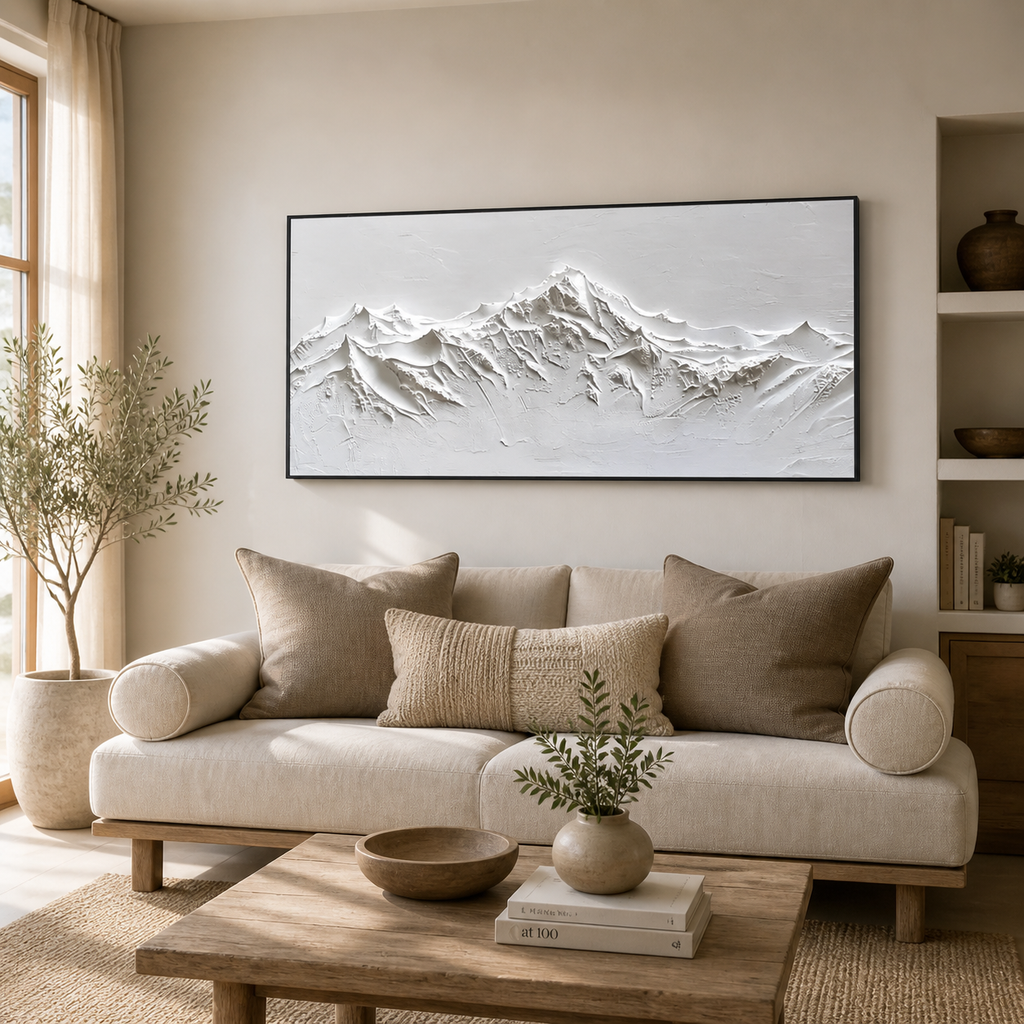 Snow Mountain Wall Art