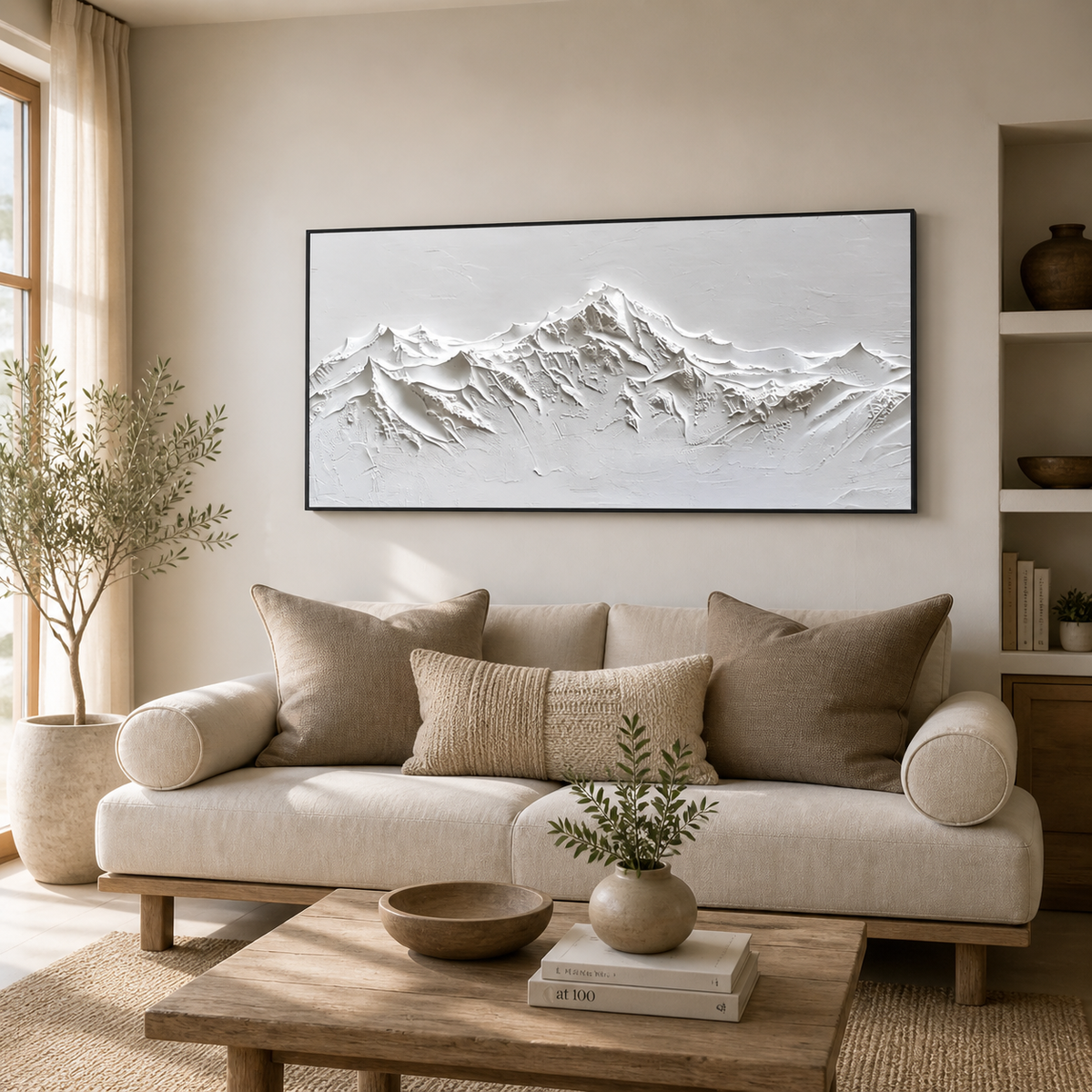 Snow Mountain Wall Art
