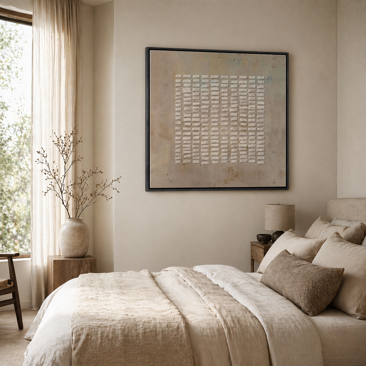 Brown Abstract Wall Art