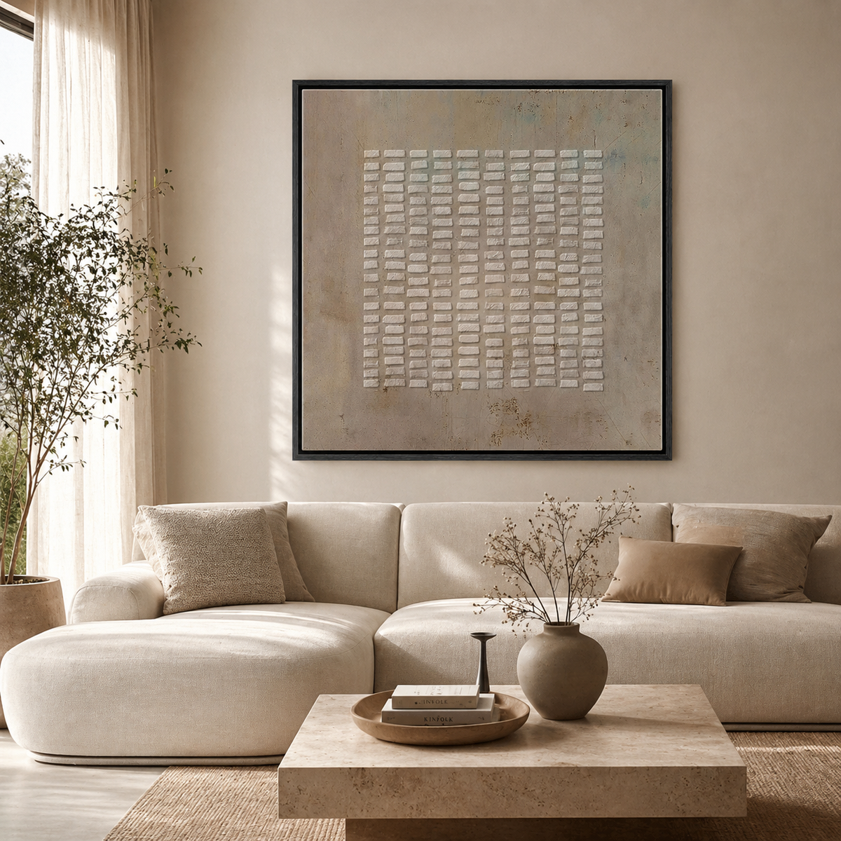 Brown Abstract Wall Art