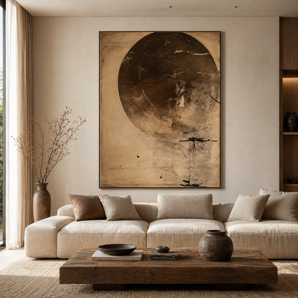Neutral Abstract Wall Art