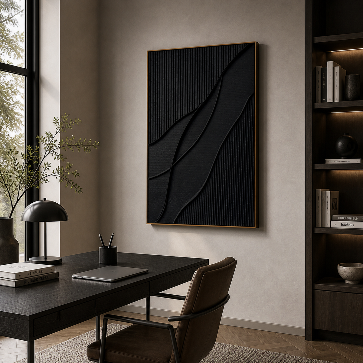 Black Minimalist Wall Art