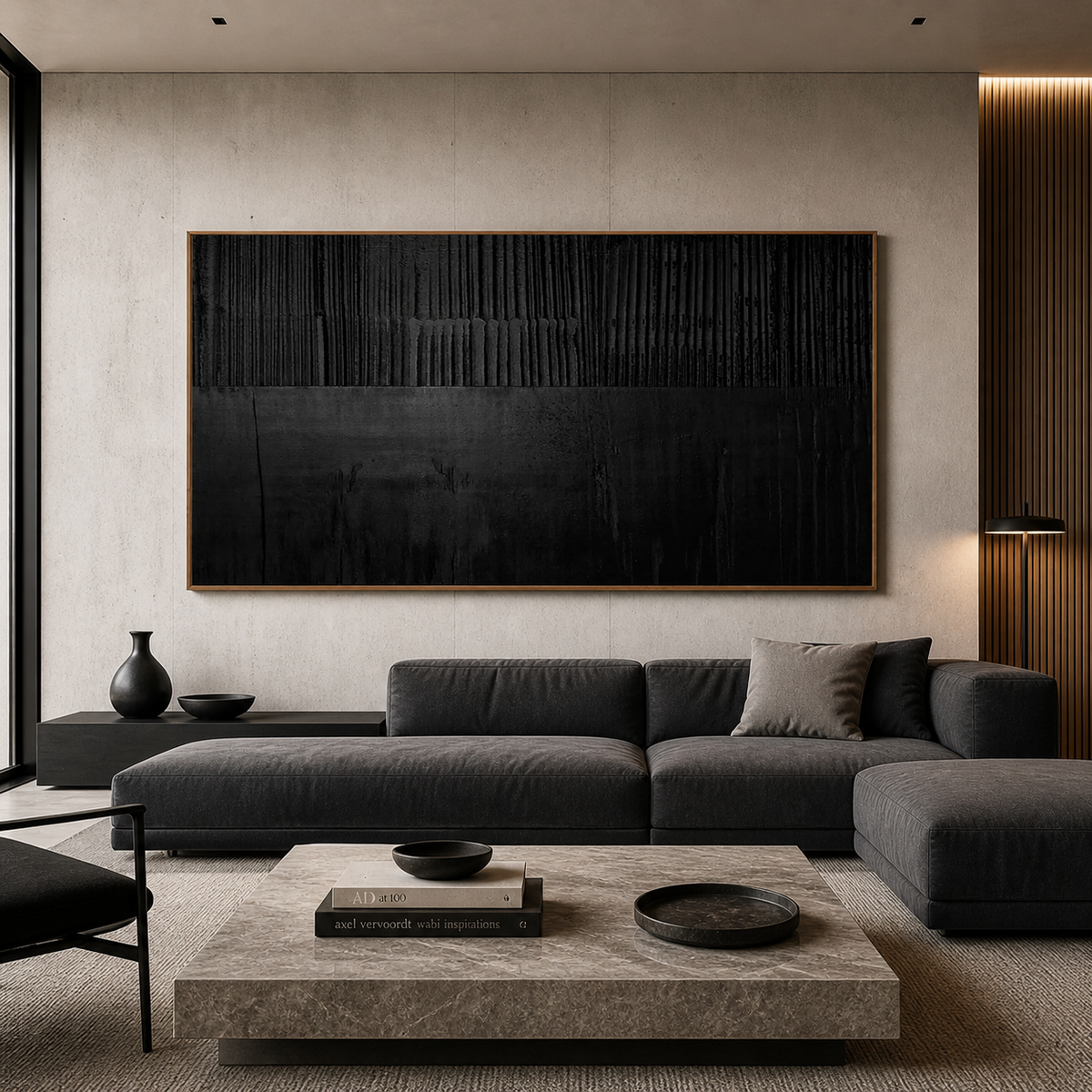 Dark Abstract Wall Art