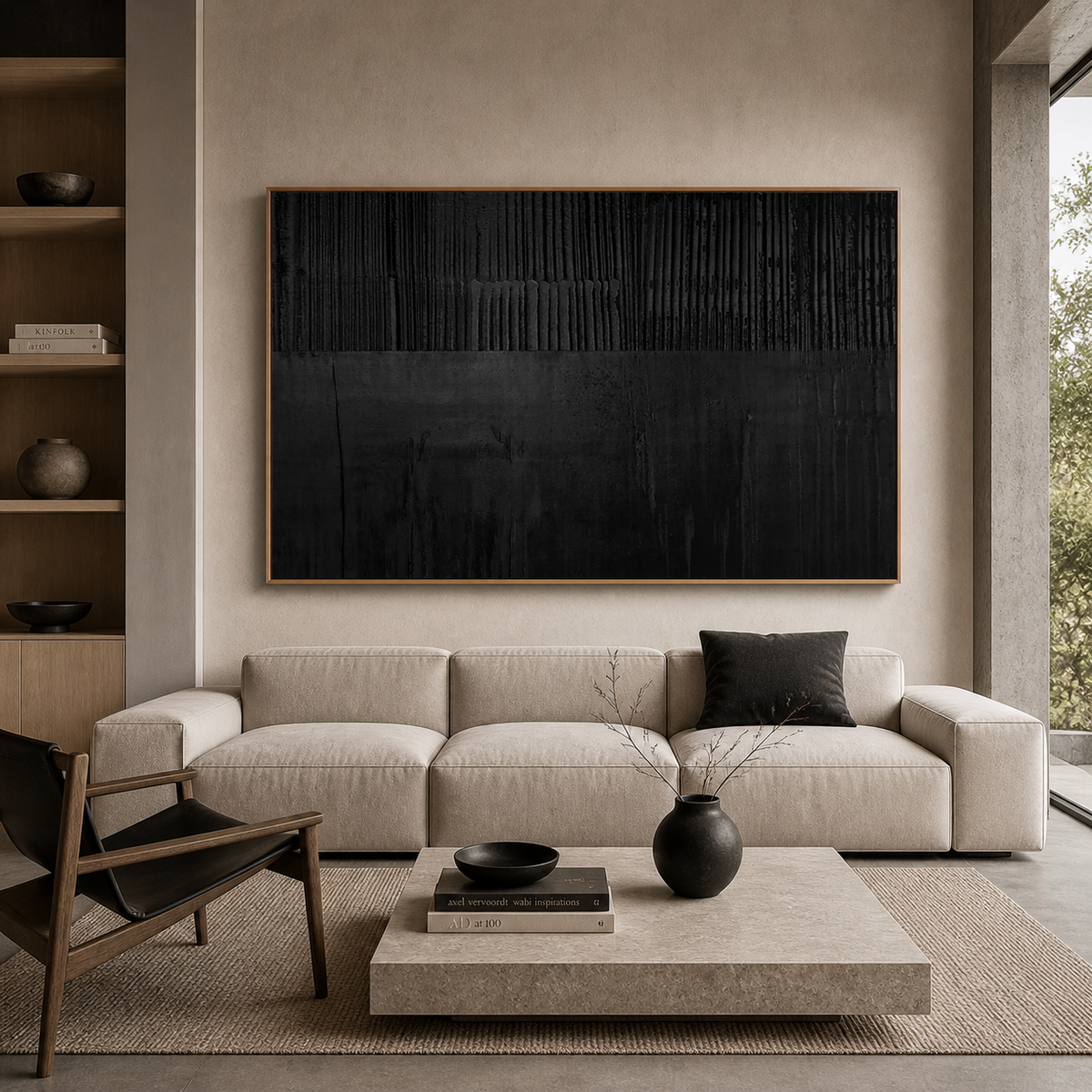 Dark Abstract Wall Art