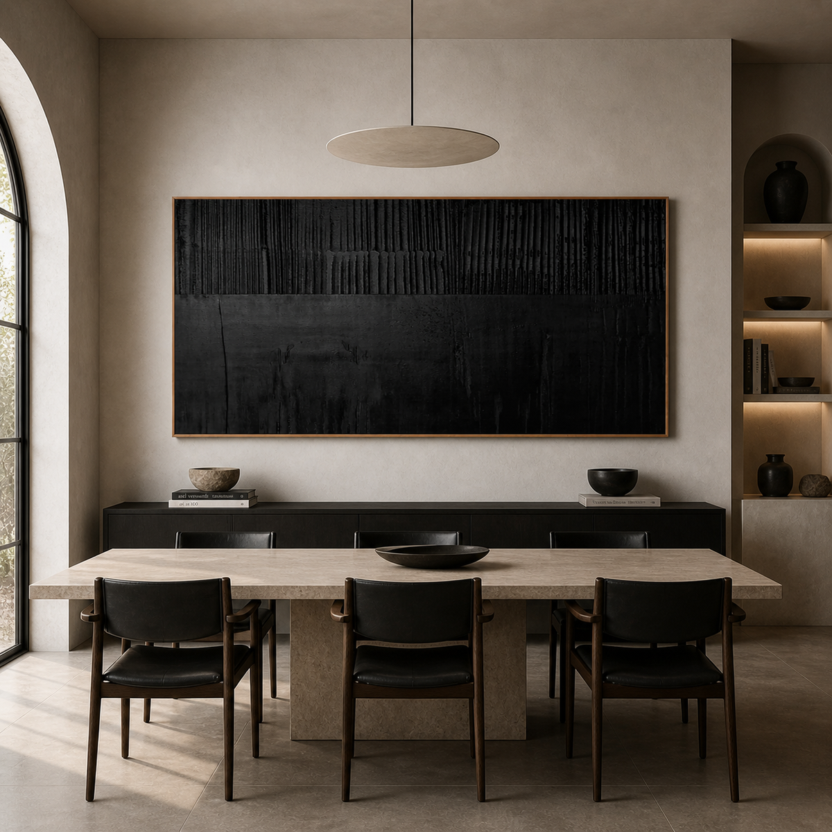 Dark Abstract Wall Art