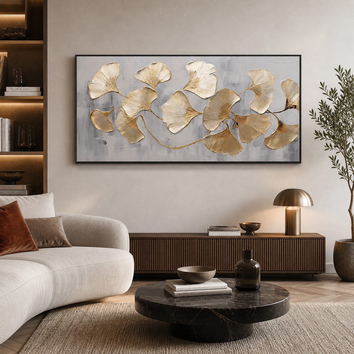 Gold Botanical Wall Art