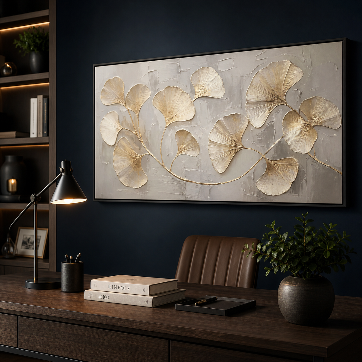 Gold Botanical Wall Art