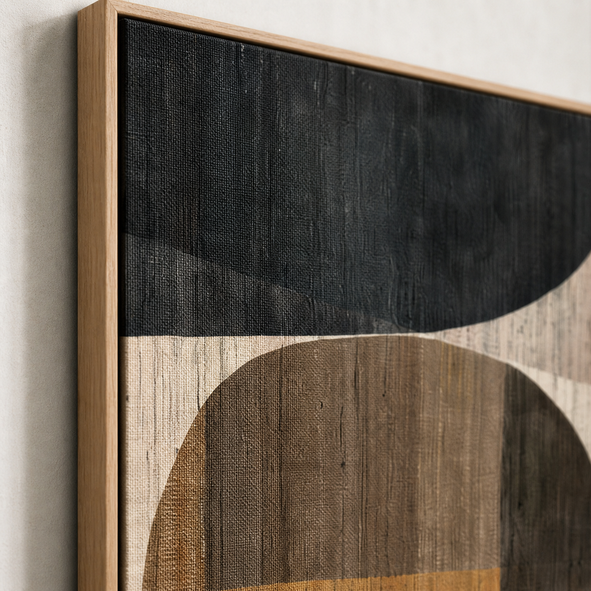 Orange Abstract Wall Art Set of 2