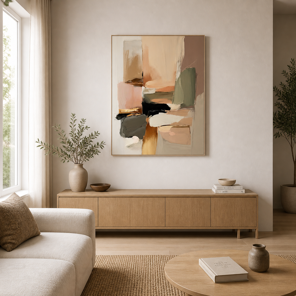 Muted Abstract Wall Art