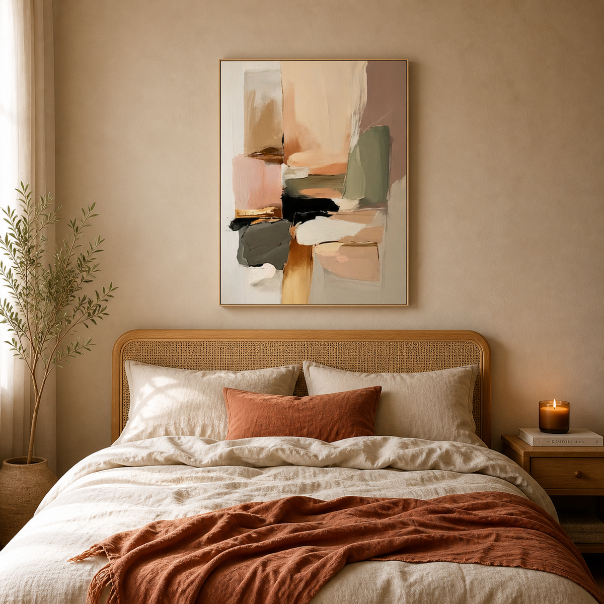 Muted Abstract Wall Art