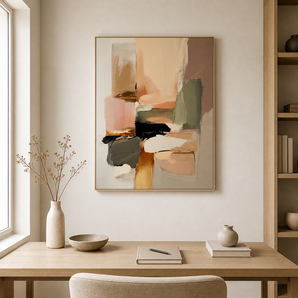 Muted Abstract Wall Art