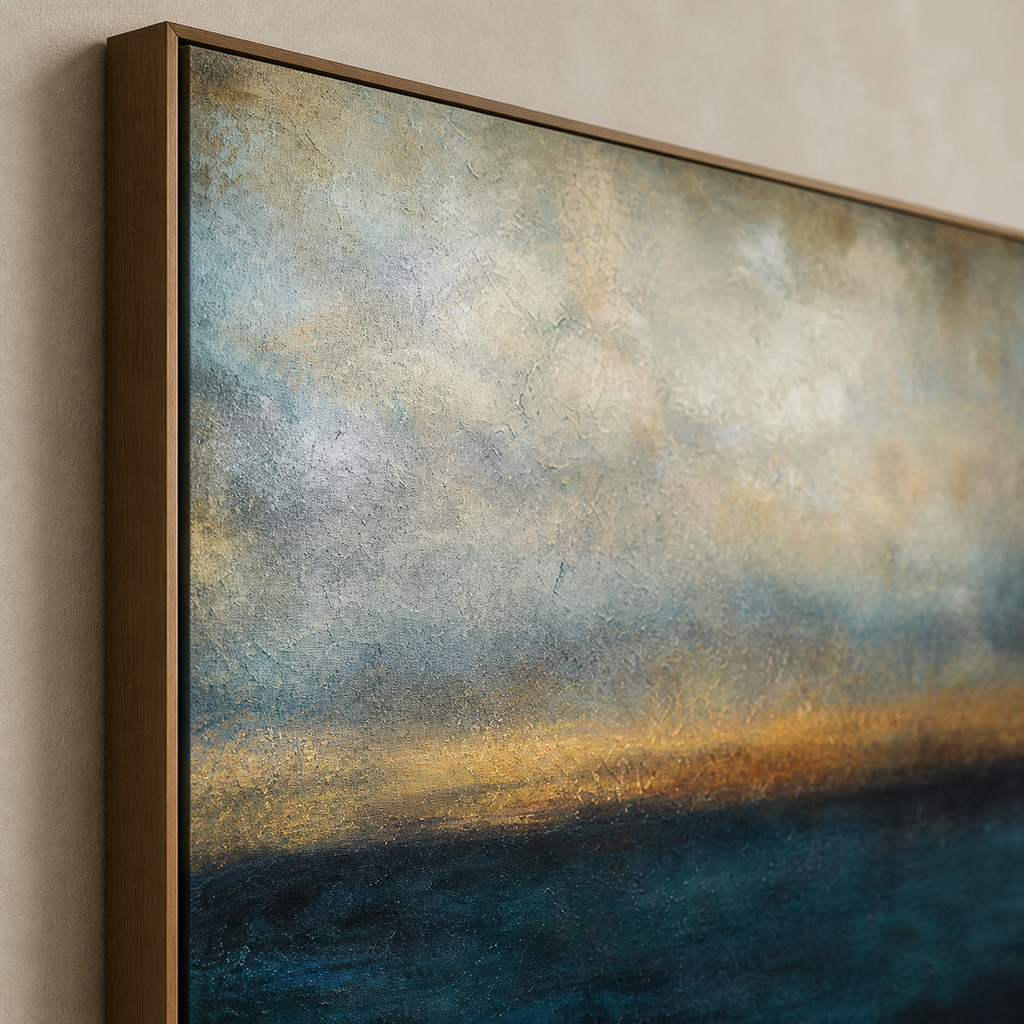 Navy Abstract Wall Art