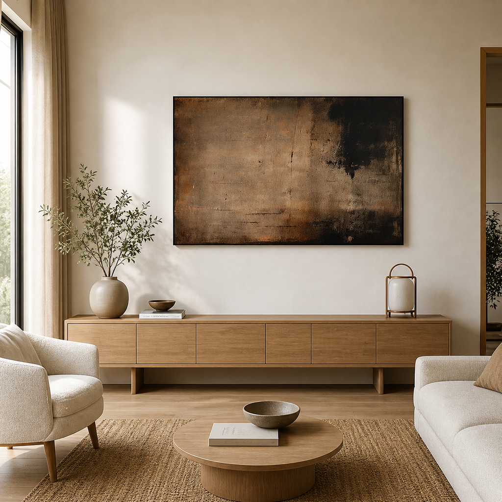 Horizontal Abstract Wall Art