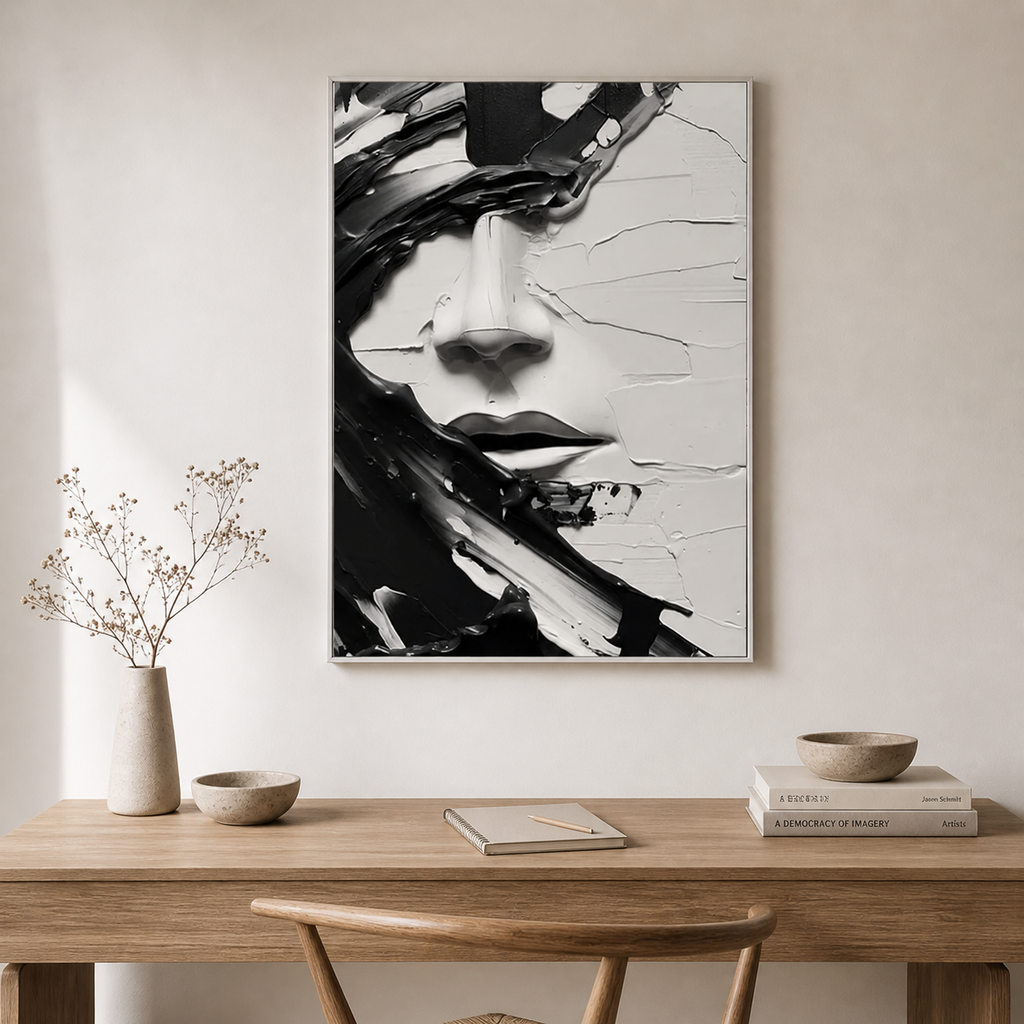 Black and White Portrait Wall Art