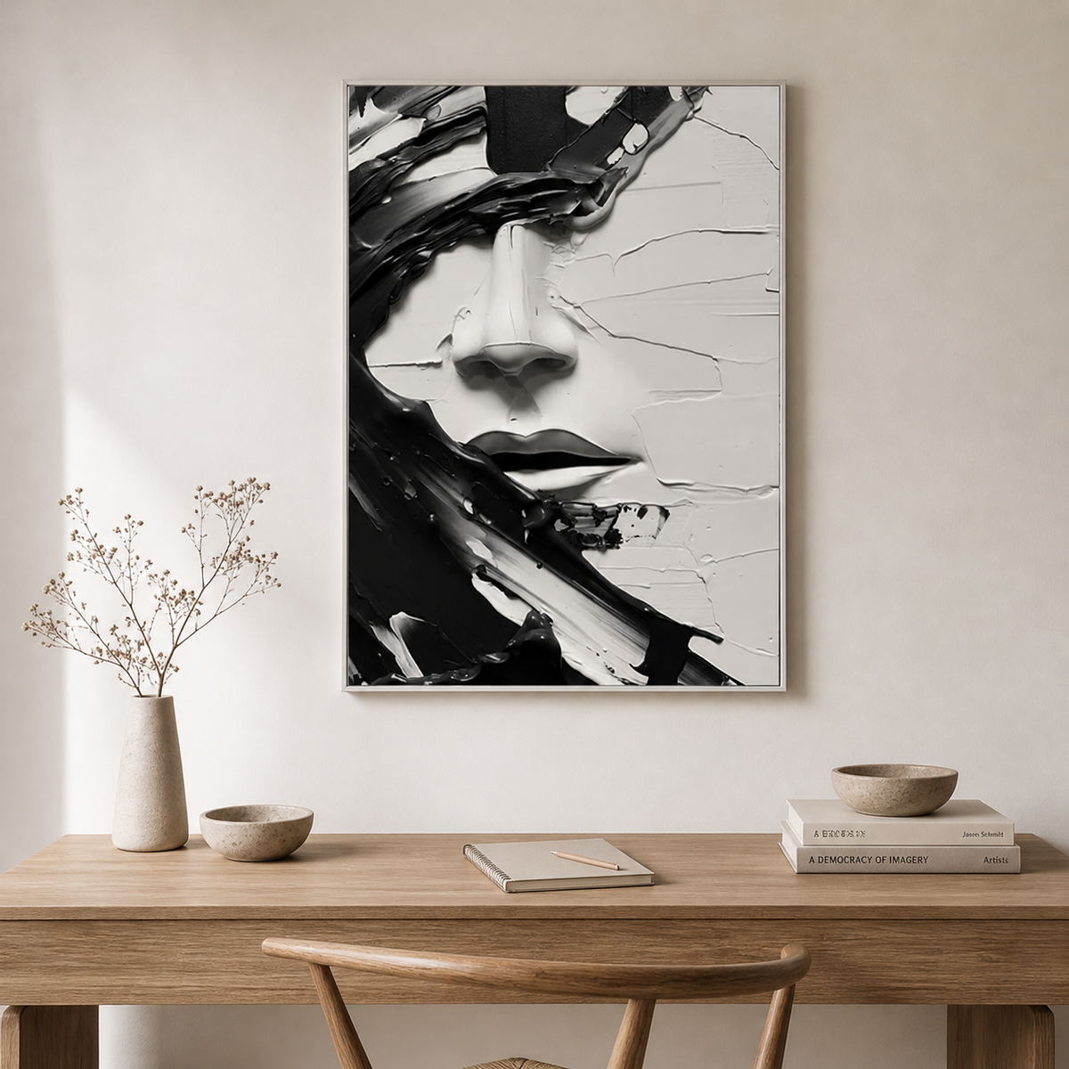Black and White Portrait Wall Art