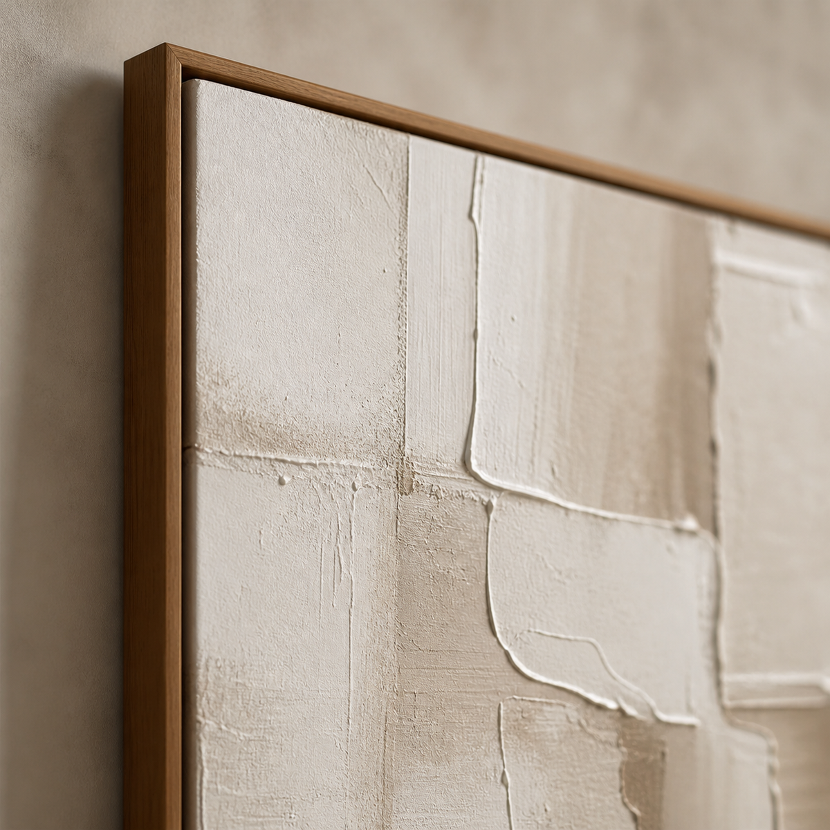 Cream Abstract Wall Art