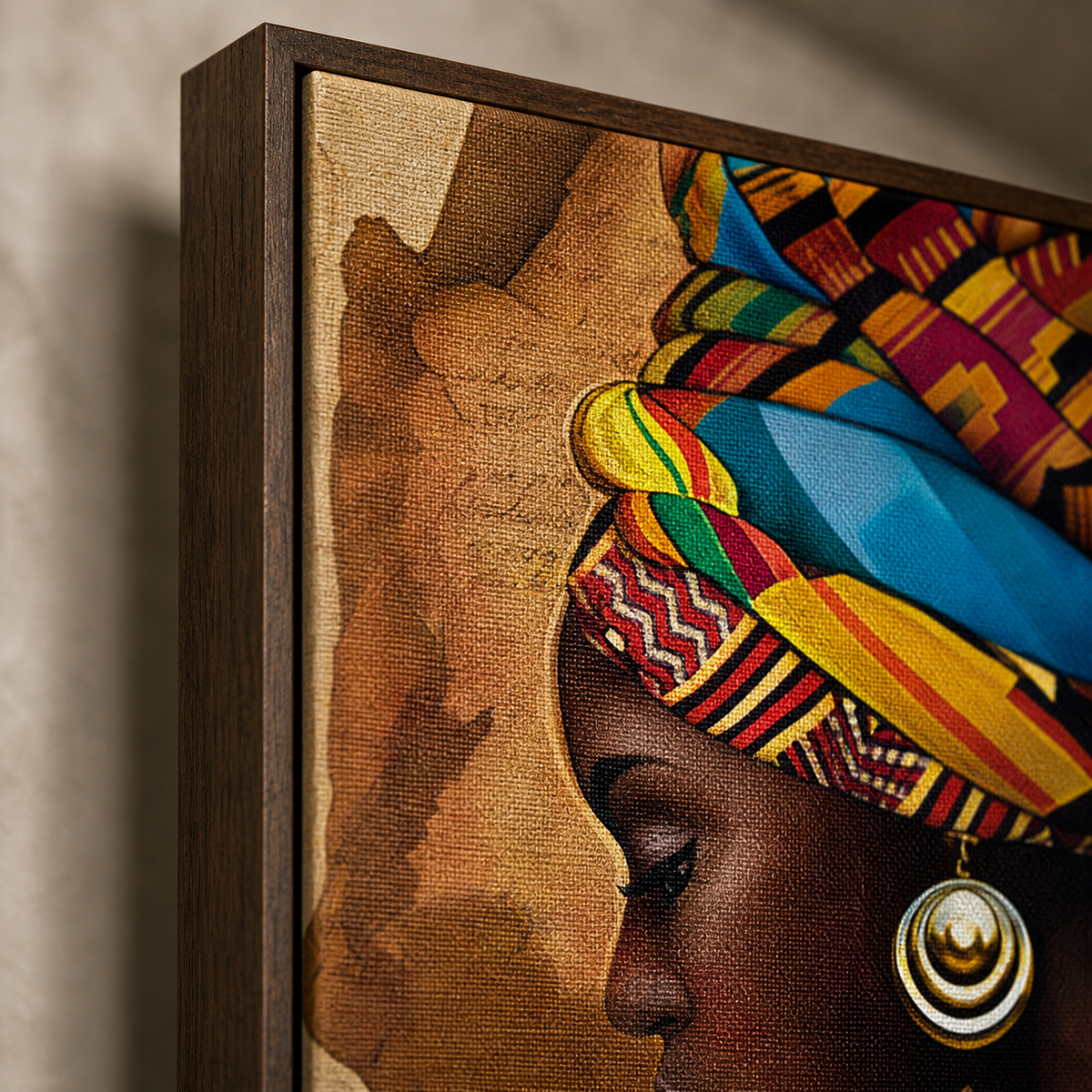 African Woman Wall Art
