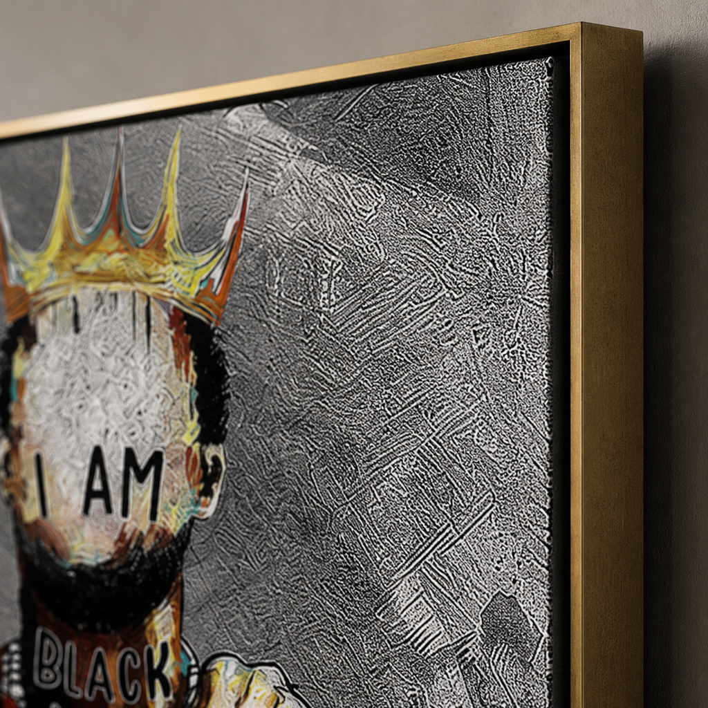Black King Wall Art