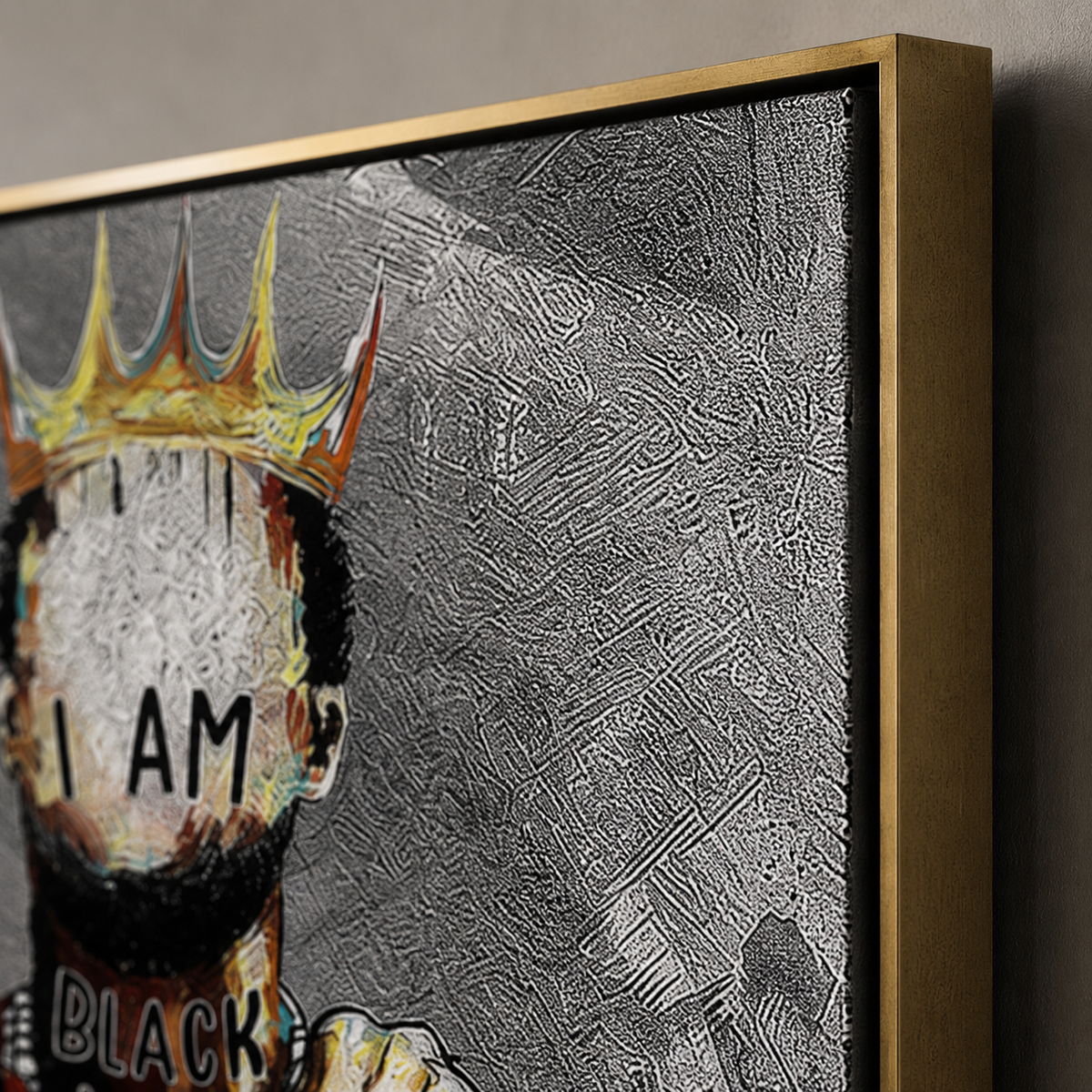 Black King Wall Art
